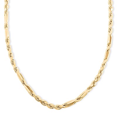 4mm Milano Chain Necklace in 10K Yellow Gold 6.4 Grams 18 Inches