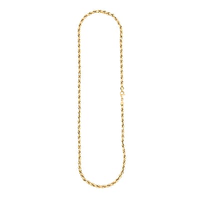 5.5mm Rope Necklace in 10K Yellow Gold 13.10 Grams 26 Inches