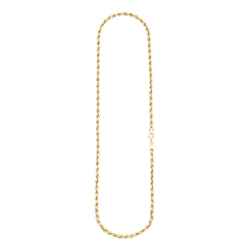 5.5mm Rope Necklace in 10K Yellow Gold 14.30 Grams 28 Inches