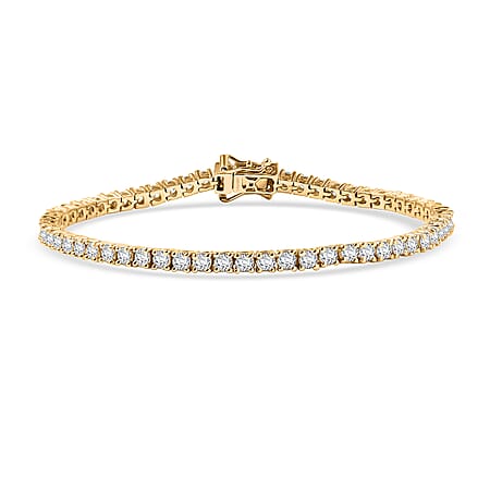 Yellow Gold Over Sterling Silver / 8 Inches - Product card gallery slide 1 (10178261582137)