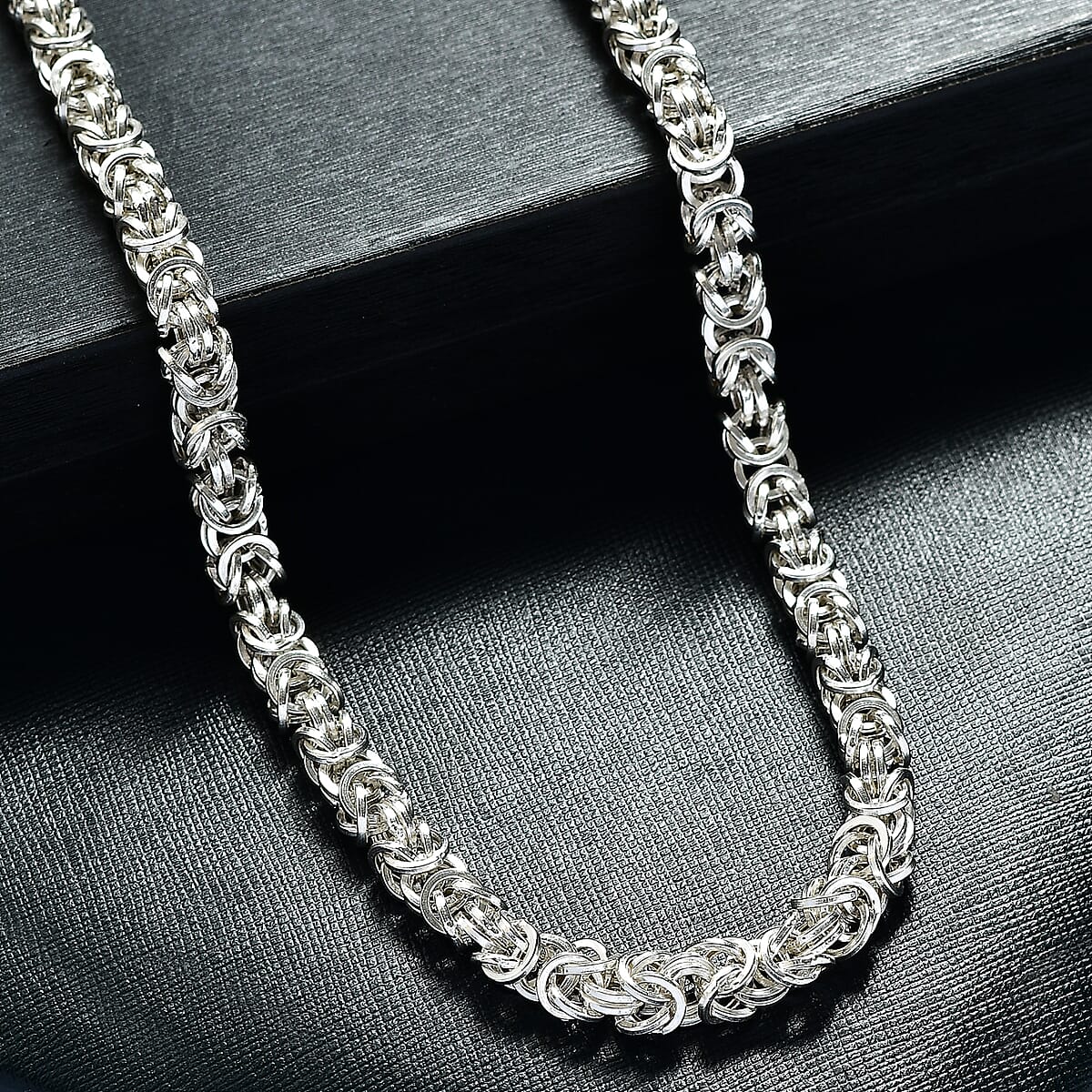 D'Joy Oval Link Chain Necklace in Sterling Silver 33.25 Grams 20 Inches image number 1