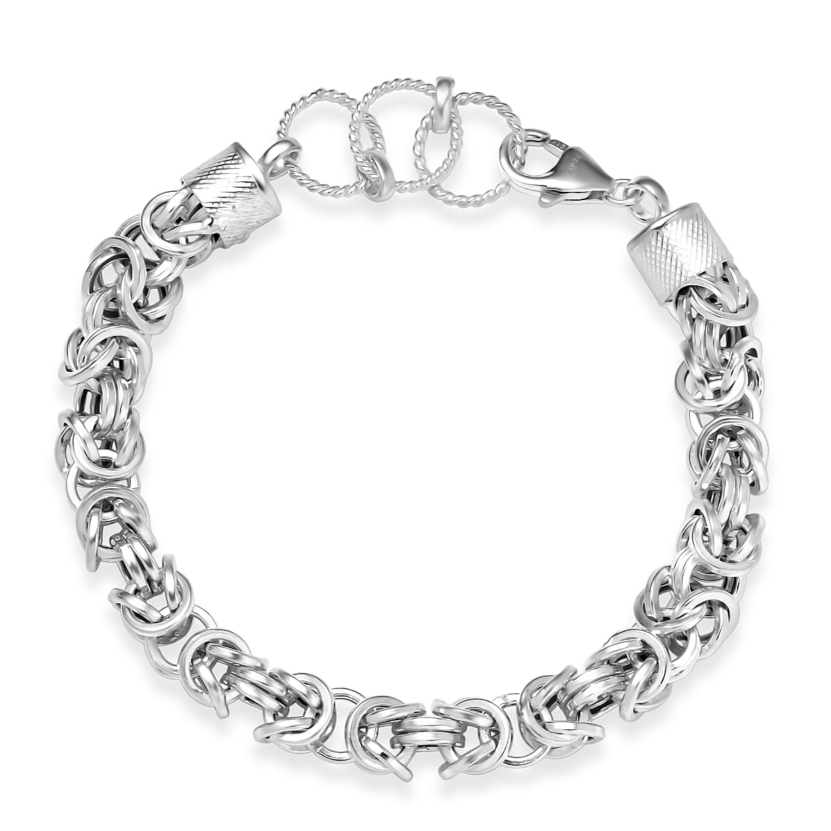 D'Joy Oval Link Chain Bracelet in Sterling Silver (7.25 In) 13 Grams image number 0