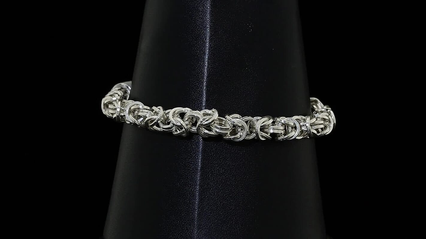 D'Joy Oval Link Chain Bracelet in Sterling Silver (7.25 In) 13 Grams