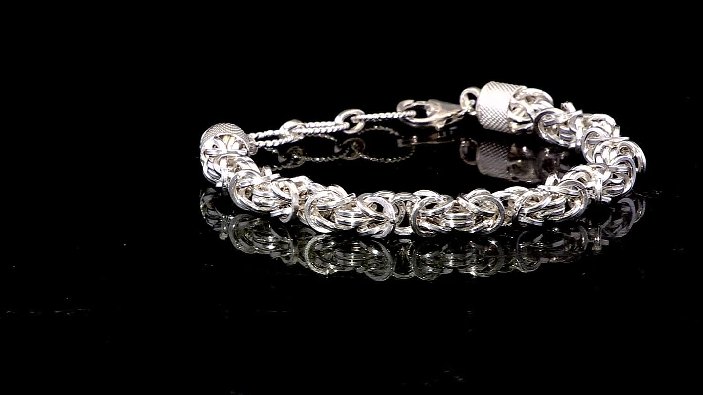 D'Joy Oval Link Chain Bracelet in Sterling Silver (7.25 In) 13 Grams