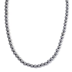 Terahertz 209.50 ctw Beaded Necklace in Stainless Steel 18 Inches