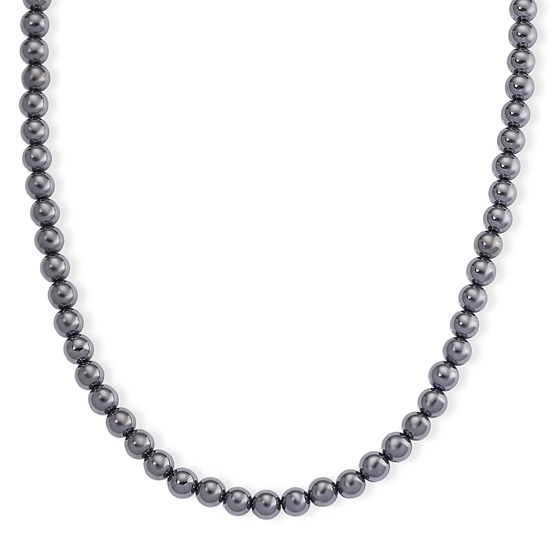 Terahertz 209.50 ctw Beaded Necklace in Stainless Steel 18 Inches