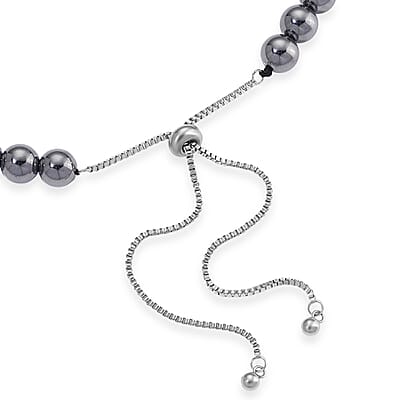 Terahertz 209.50 ctw Beaded Necklace in Stainless Steel 18 Inches