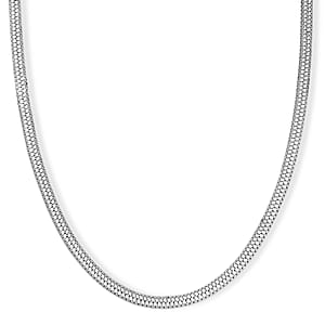 D'Joy Layering Box Chain Necklace in Sterling Silver 18 Grams 20 Inches