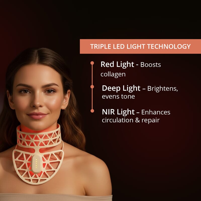 Numiere Feather Neck & Decollete LED Mask (Manufacturer Warranty)