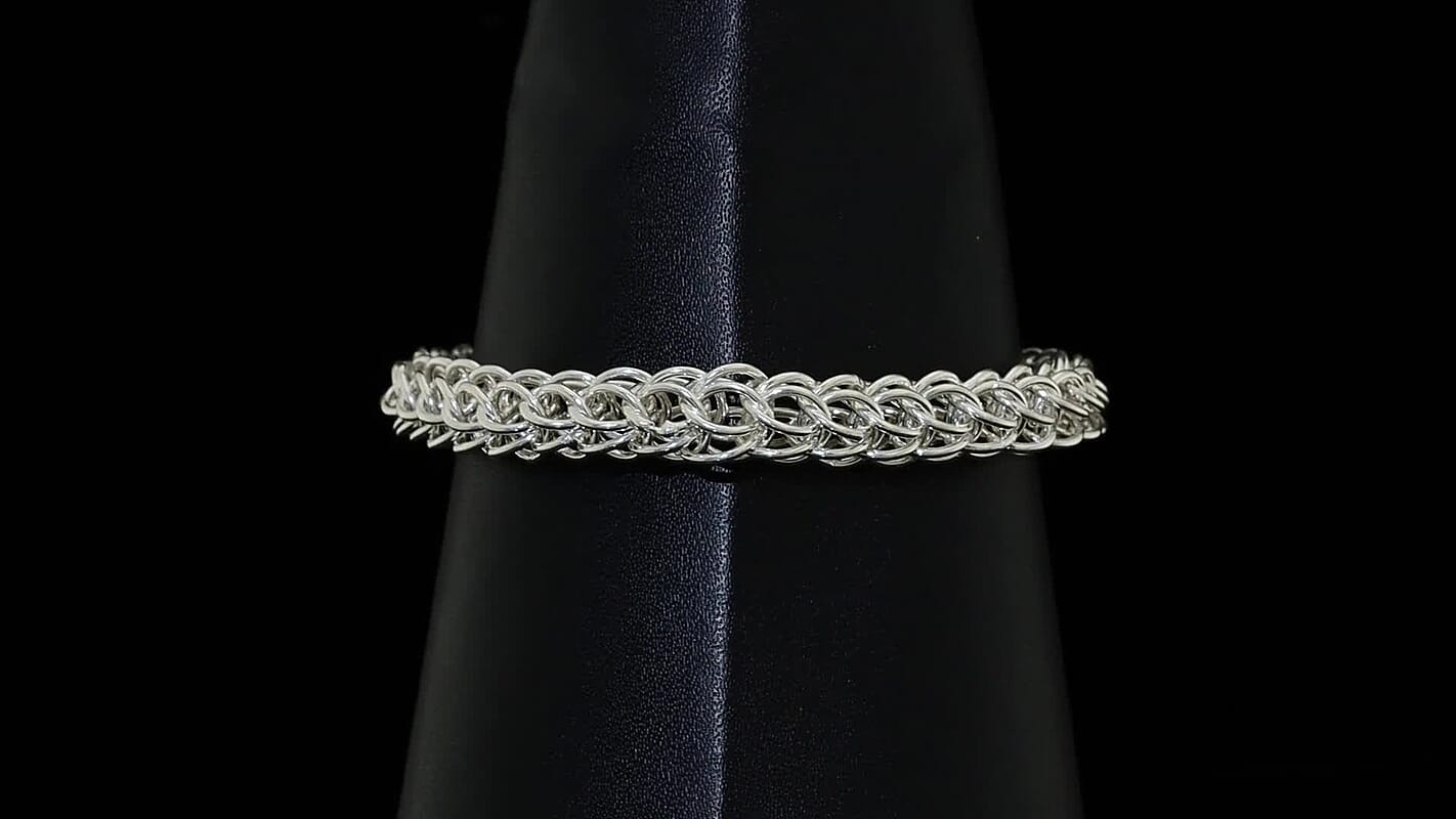 D'Joy Fancy Link Fancy Bracelet in Sterling Silver (7.25 In) 12.75 Grams