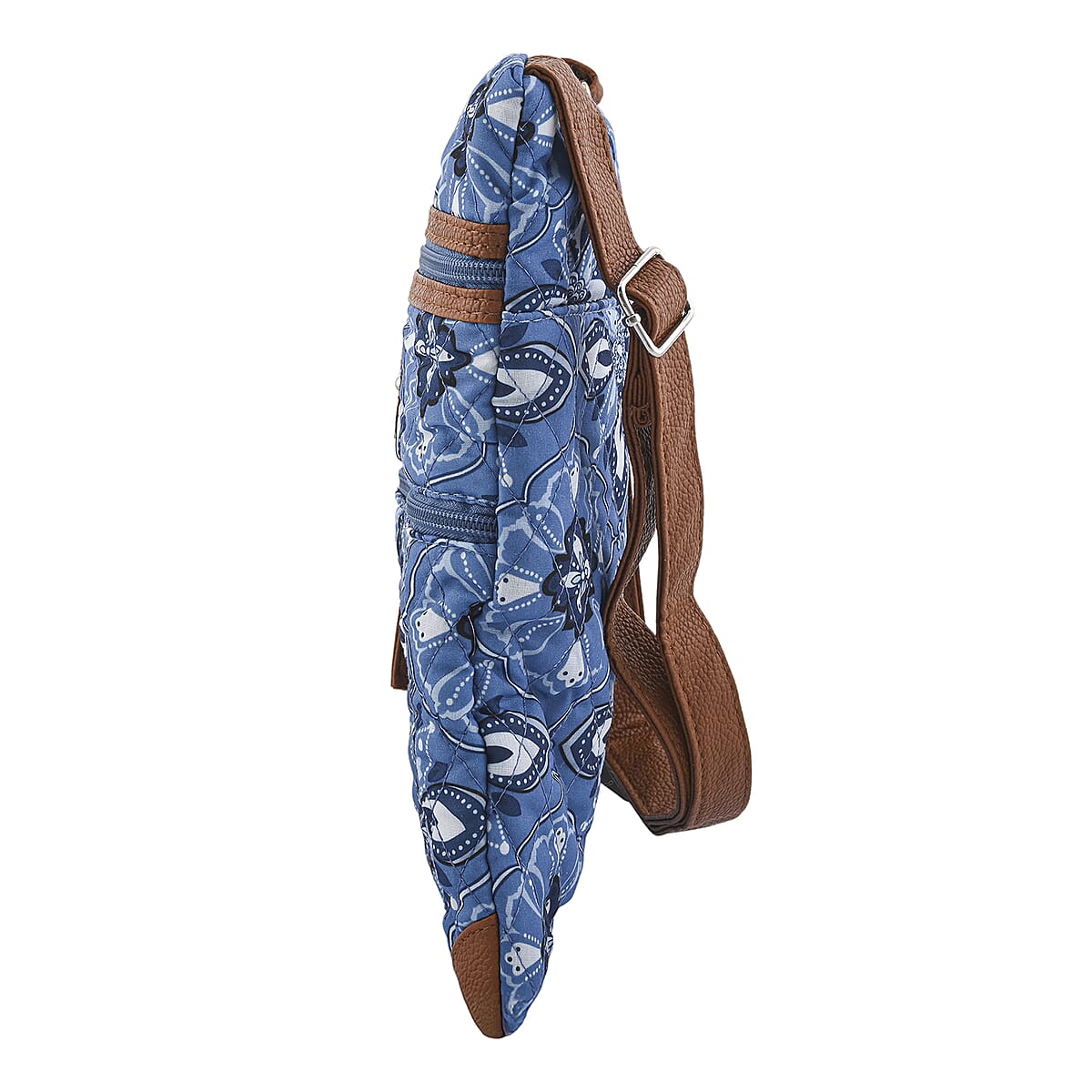 Stone Mountain Denim Baroque Quilted Cotton Crossbody Bag image number 3