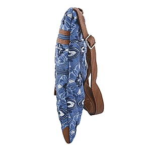 Stone Mountain Denim Baroque Quilted Cotton Crossbody Bag