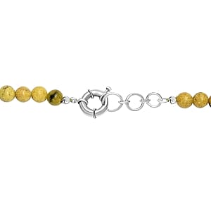 Spice Jasper 271.00 ctw Necklace in Goldtone 20 Inches