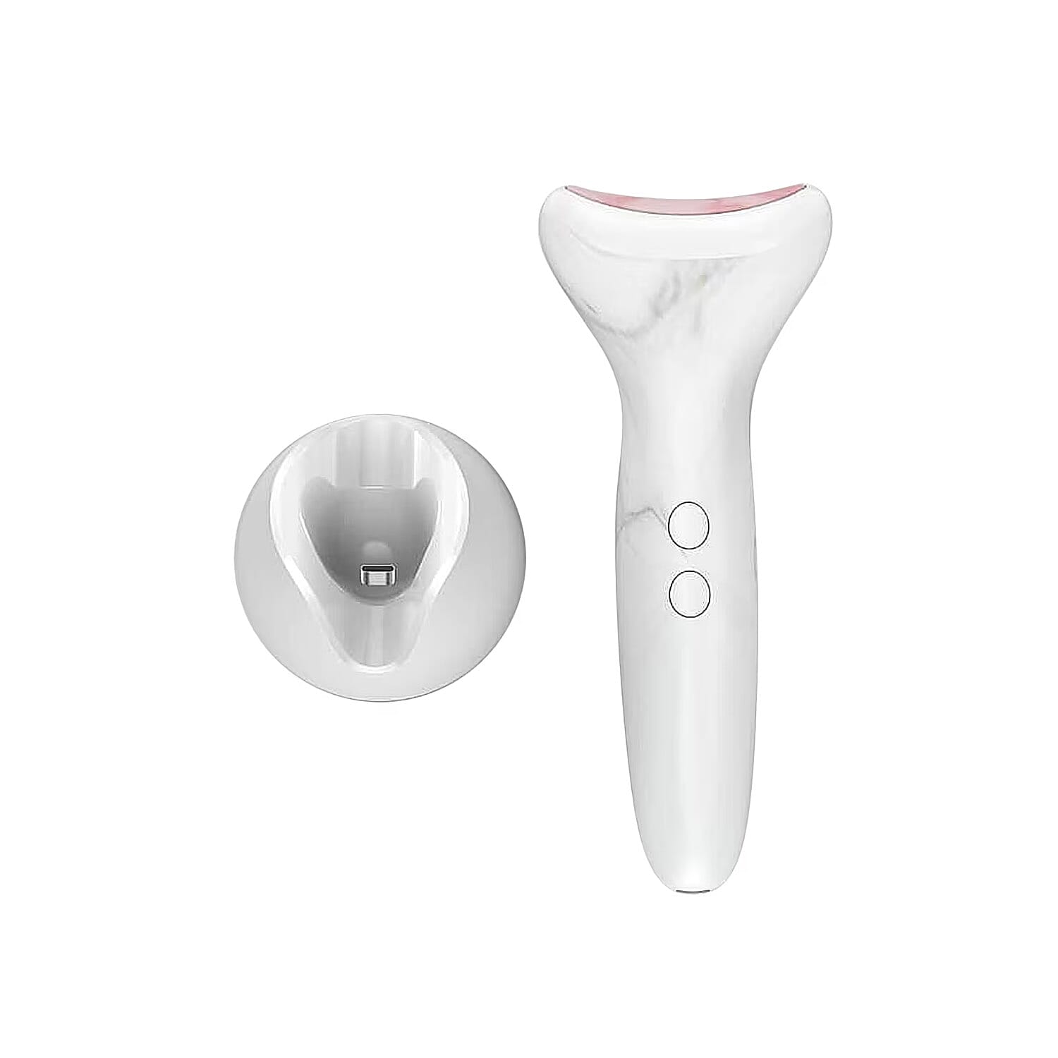 Opatra Synergy Marble Rose Quartz LED Heat & Cool Neck Device (Lifetime Warranty)
