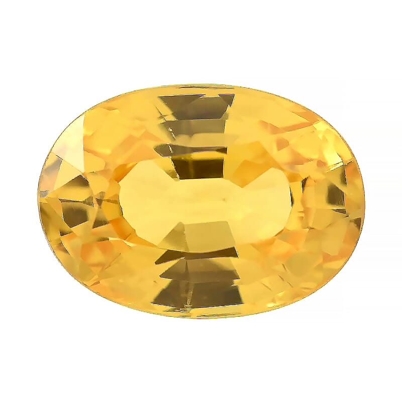 AAAA Yellow Sapphire (Ovl 7x5 mm) 0.80 ctw