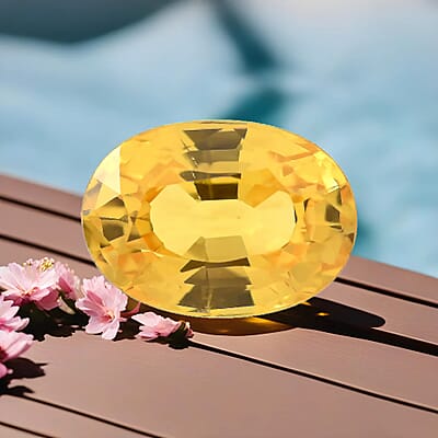 AAAA Yellow Sapphire (Ovl 7x5 mm) 0.80 ctw