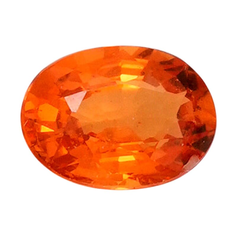 AAAA Sunset Sapphire (Ovl 7x5 mm) 0.80 ctw