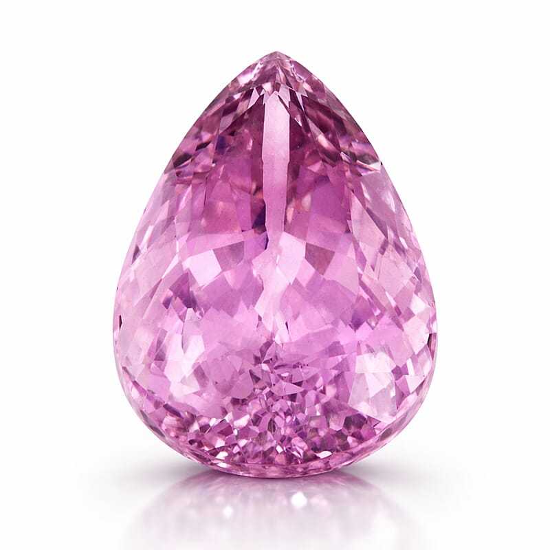  AAAA Patroke Kunzite (Pear Free Size) 39.00 ctw