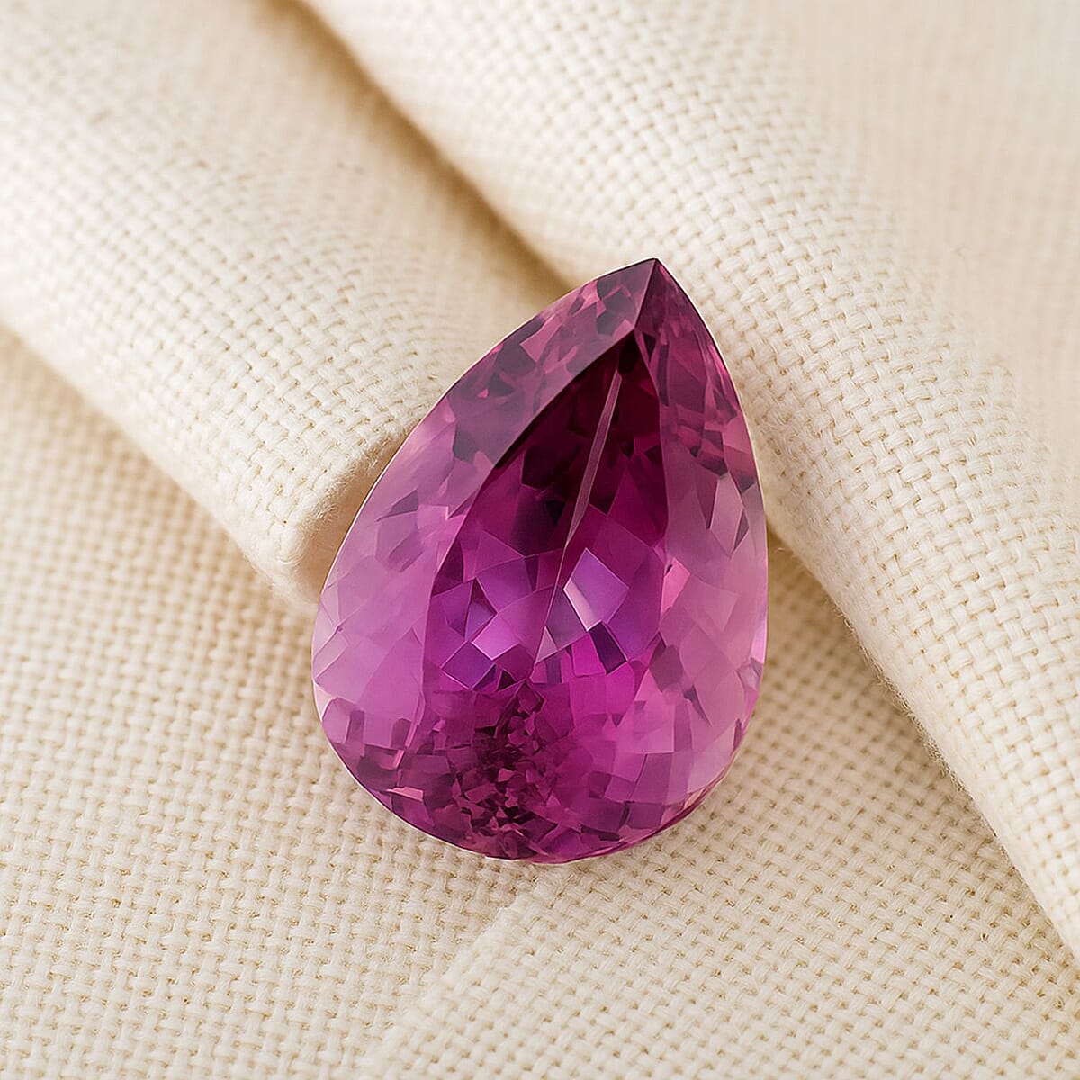 Certified & Appraised AAAA Patroke Kunzite (Pear Free Size) 39.00 ctw image number 1