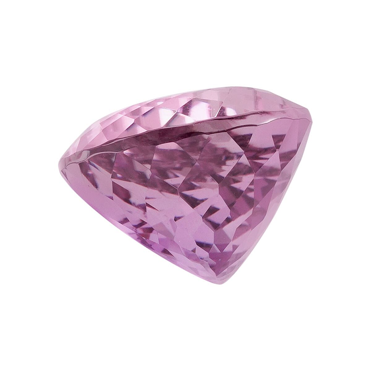 Certified & Appraised AAAA Patroke Kunzite (Pear Free Size) 39.00 ctw image number 2