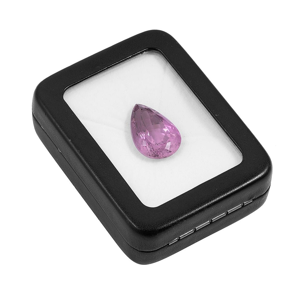 Certified & Appraised AAAA Patroke Kunzite (Pear Free Size) 39.00 ctw image number 4