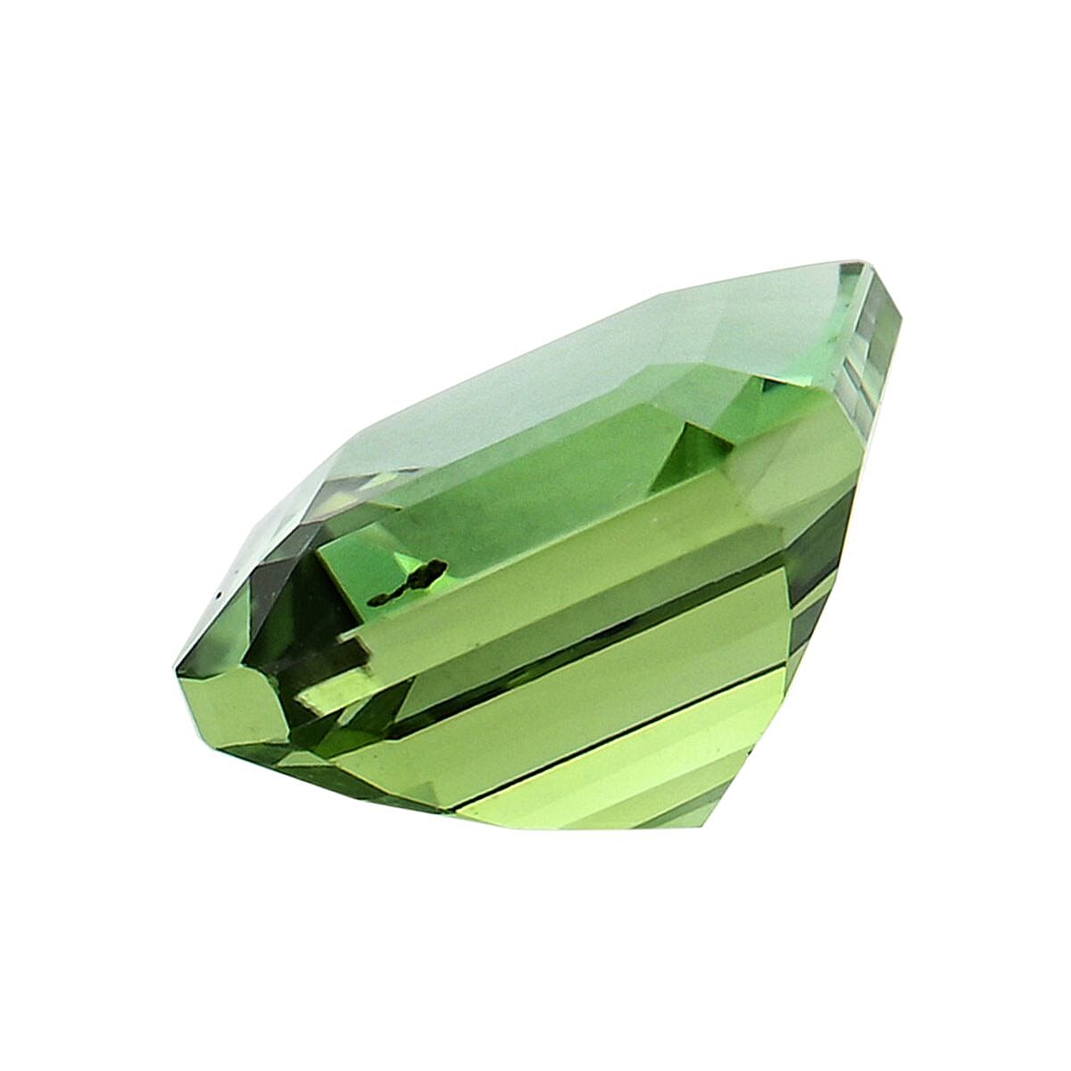 AAAA Asscher Cut Mint Tourmaline (Sqr Free Size) 2.10 ctw image number 1