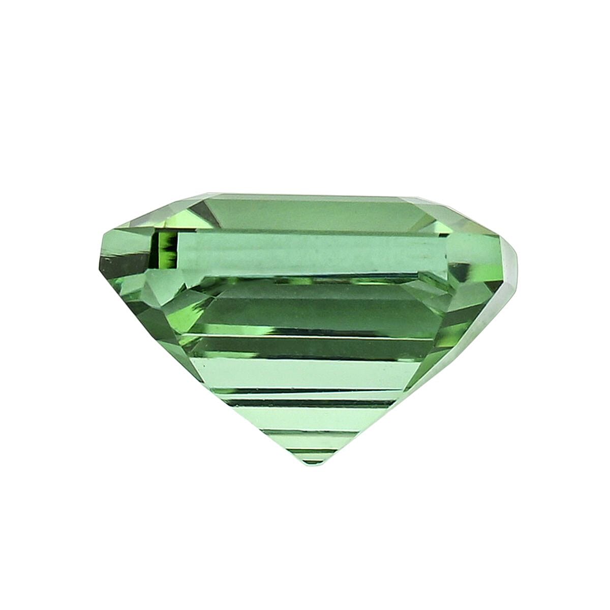 AAAA Asscher Cut Mint Tourmaline (Sqr Free Size) 2.10 ctw image number 2
