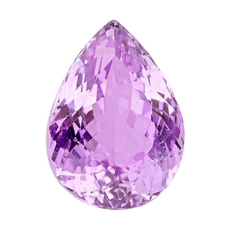 AAA Martha Rocha Kunzite (Pear Free Size) 15.00 ctw