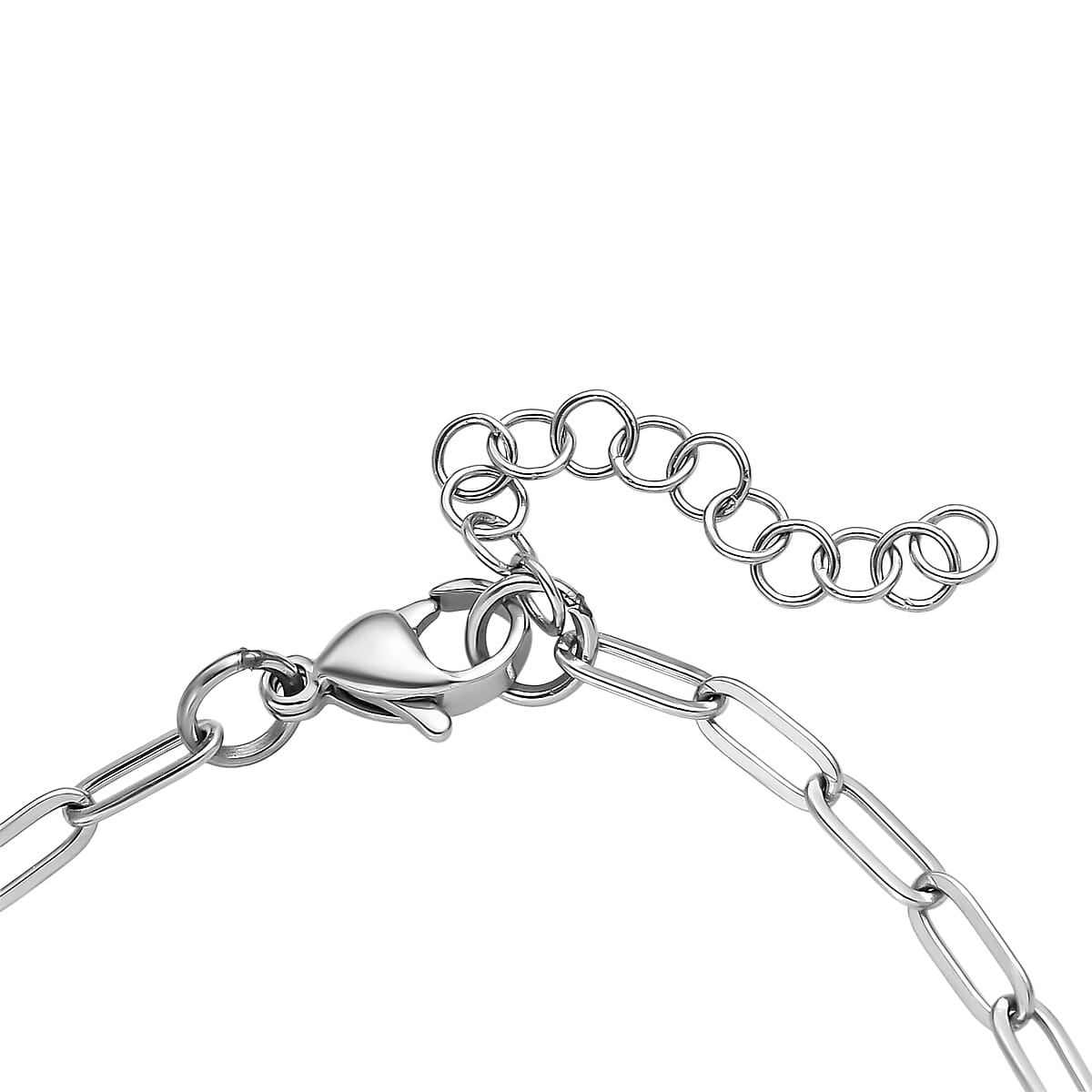 EverTrue Simulated Blue Diamond Bracelet in Stainless Steel (6.50 In) 12.65 ctw image number 3