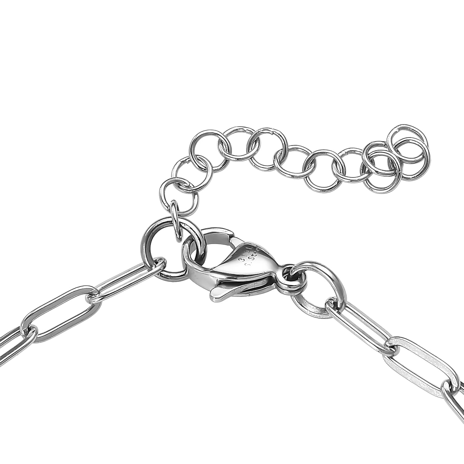 EverTrue Simulated Champagne Diamond Bracelet in Stainless Steel (6.50 In)