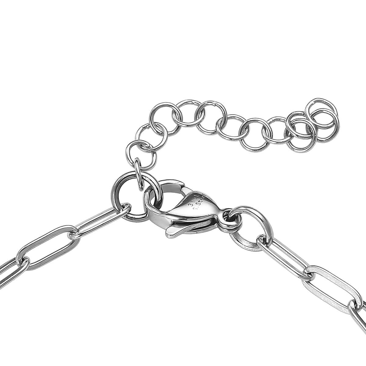 EverTrue Simulated Champagne Diamond Bracelet in Stainless Steel (6.50 In) image number 3