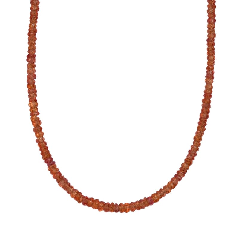 Songea Sapphire 45.00 ctw Necklace in 18K Vermeil Yellow Gold Over Sterling Silver (18 Inches)