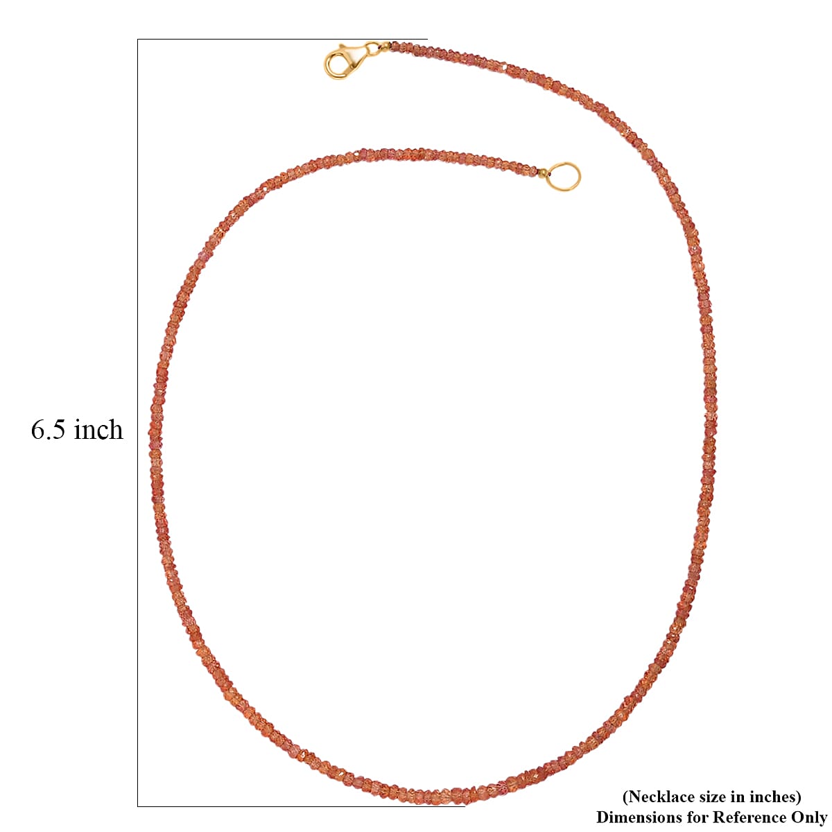 Certified & Appraised Luxoro AAA Songea Sapphire 46.00 ctw Beaded Necklace in 10K Yellow Gold (18 Inches) image number 5