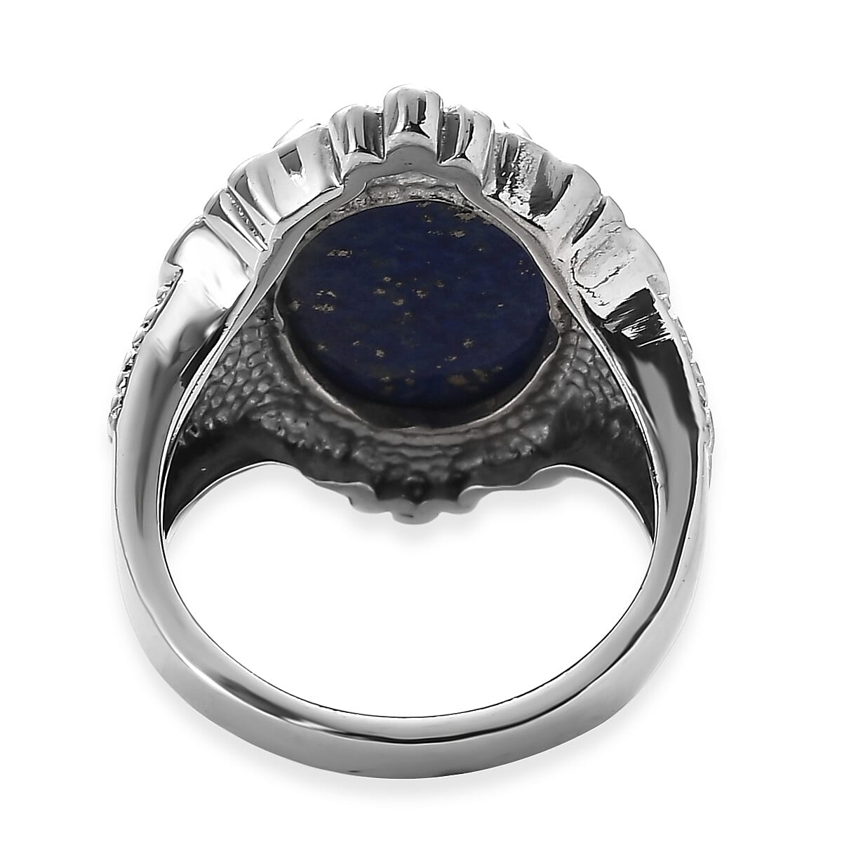 EverTrue Malagasy Labradorite Ring in Stainless Steel (Size 10.0) 11.10 ctw image number 4