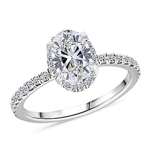 Luxuriant Lab Grown Diamond VS1 1.70 ctw Ring in 14K White Gold (Size 8.0)