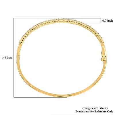 Luxuriant Lab Grown Diamond G VS 1.00 ctw Bracelet in 10K Yellow Gold (7.25 In) 8.35 Grams