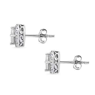 Luxuriant Lab Grown Diamond G VS 0.34 ctw Earrings in 10K White Gold