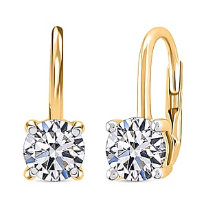 Luxuriant Lab Grown Diamond G VS 4.00 ctw Earrings in 14K Yellow Gold