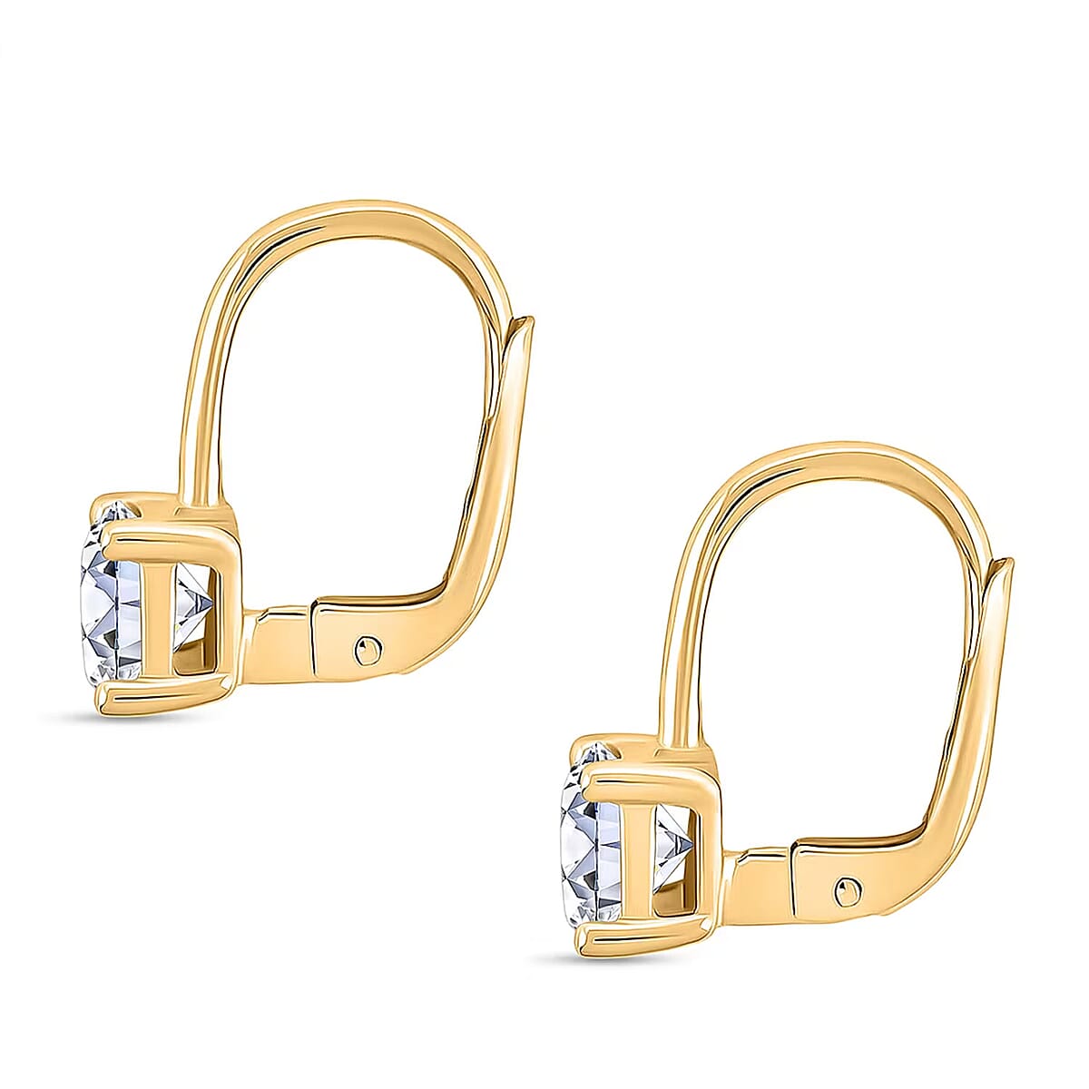 Luxuriant Lab Grown Diamond G VS 4.00 ctw Earrings in 14K Yellow Gold image number 7