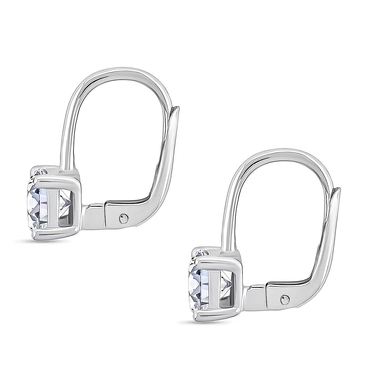 Luxuriant Lab Grown Diamond G VS 4.00 ctw Earrings in 14K White Gold image number 7