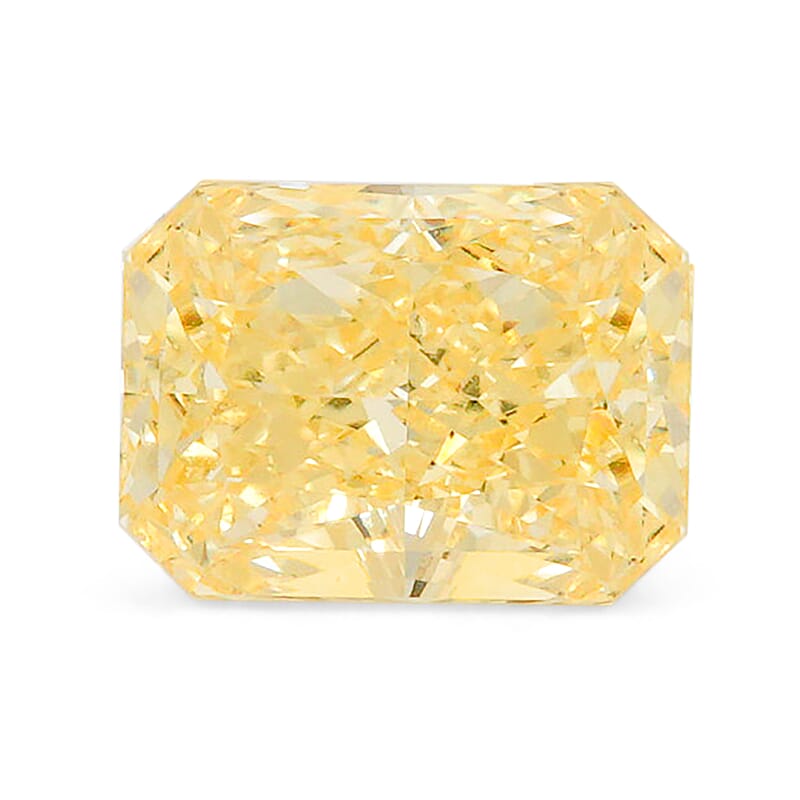 IGI Certified Luxuriant Lab Grown Yellow Diamond (VS2) (Radiant) 2.00 ctw