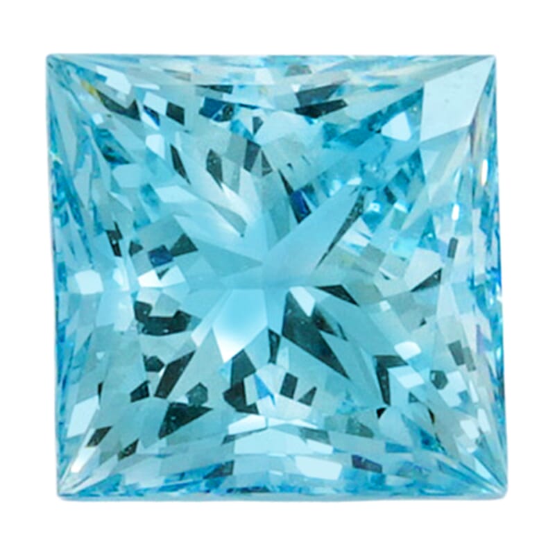 IGI Certified Luxuriant Lab Grown Blue Diamond (VS2) (Square) 2.00 ctw