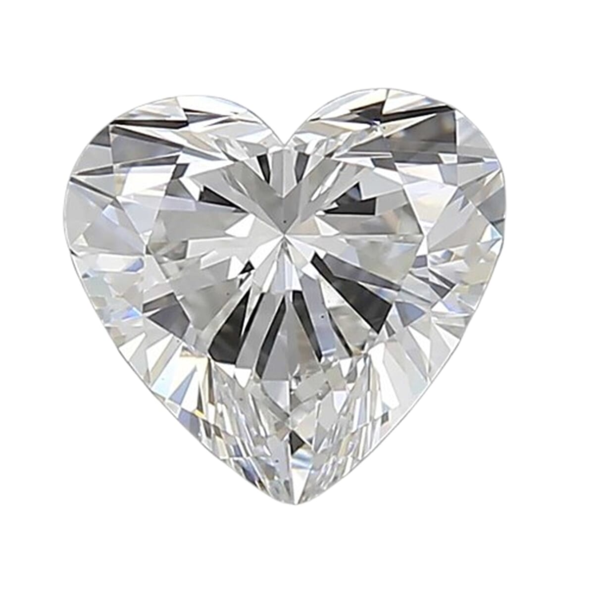 IGI Certified Luxuriant Lab Grown Diamond (G VS2) (Heart) 2.00 ctw image number 0