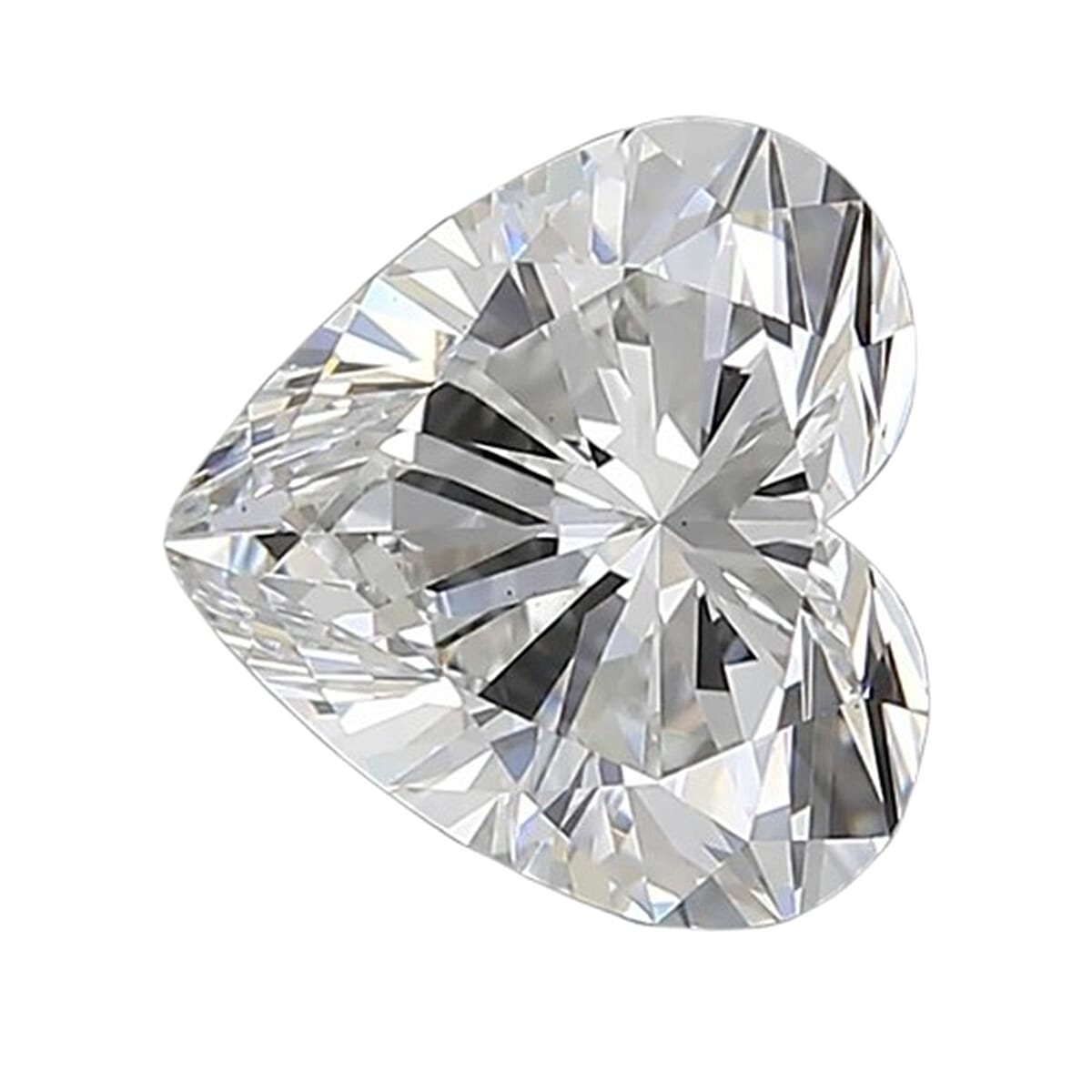 IGI Certified Luxuriant Lab Grown Diamond (G VS2) (Heart) 2.00 ctw image number 1