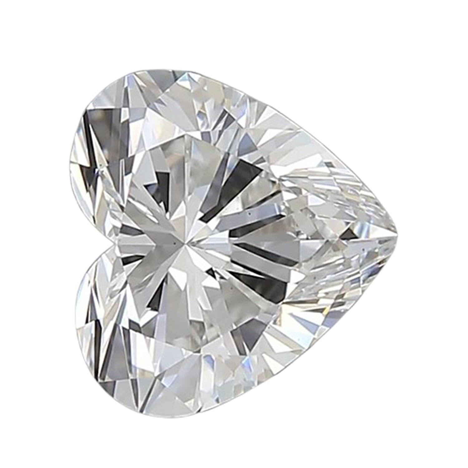 IGI Certified Luxuriant Lab Grown Diamond (G VS2) (Heart) 3.00 ctw