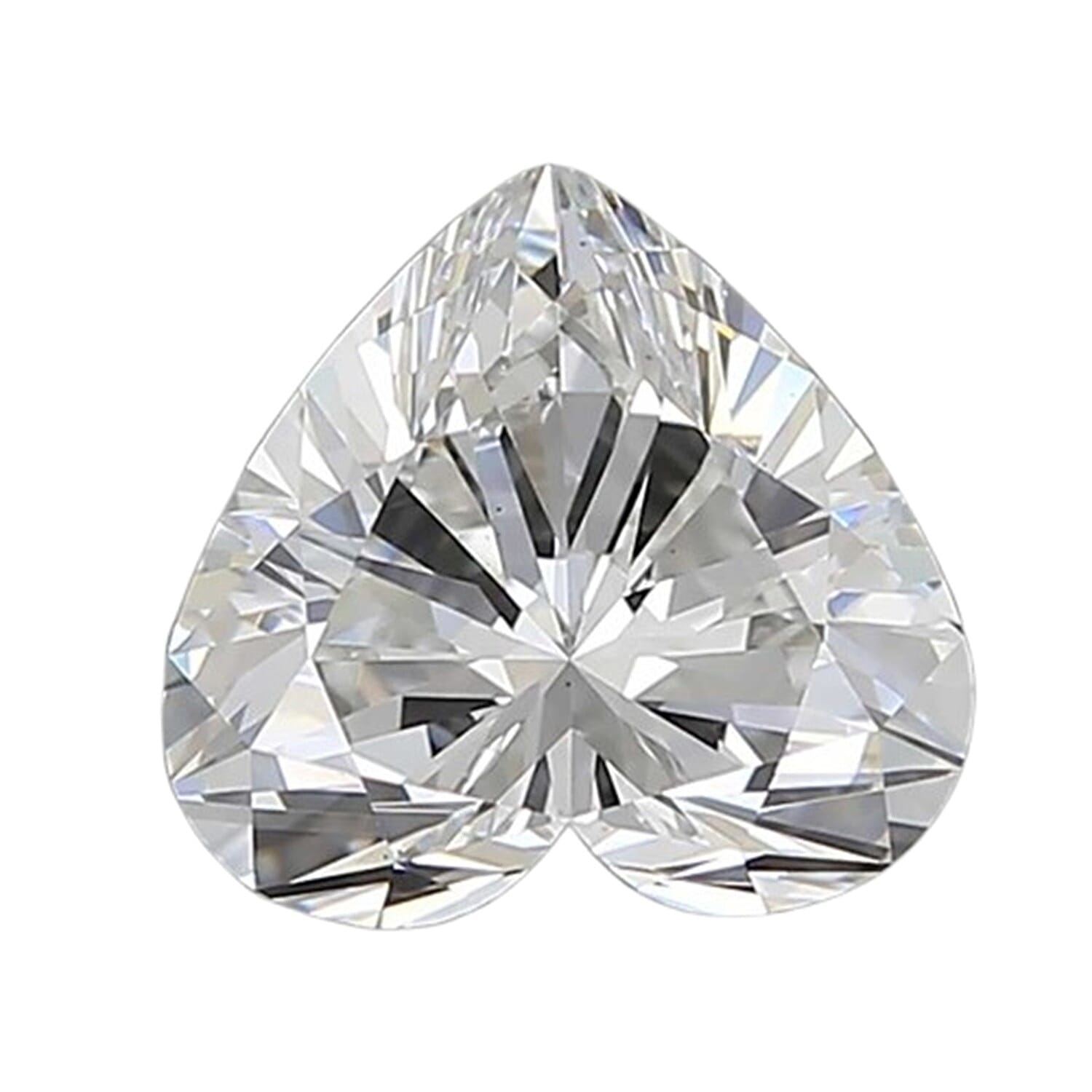 IGI Certified Luxuriant Lab Grown Diamond (G VS2) (Heart) 3.00 ctw