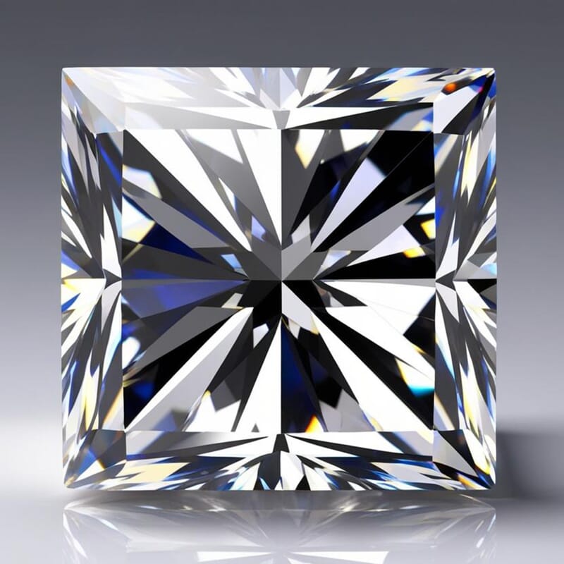 IGI Certified Luxuriant Lab Grown Diamond (G, VS2) (Princess) 3.00 ctw