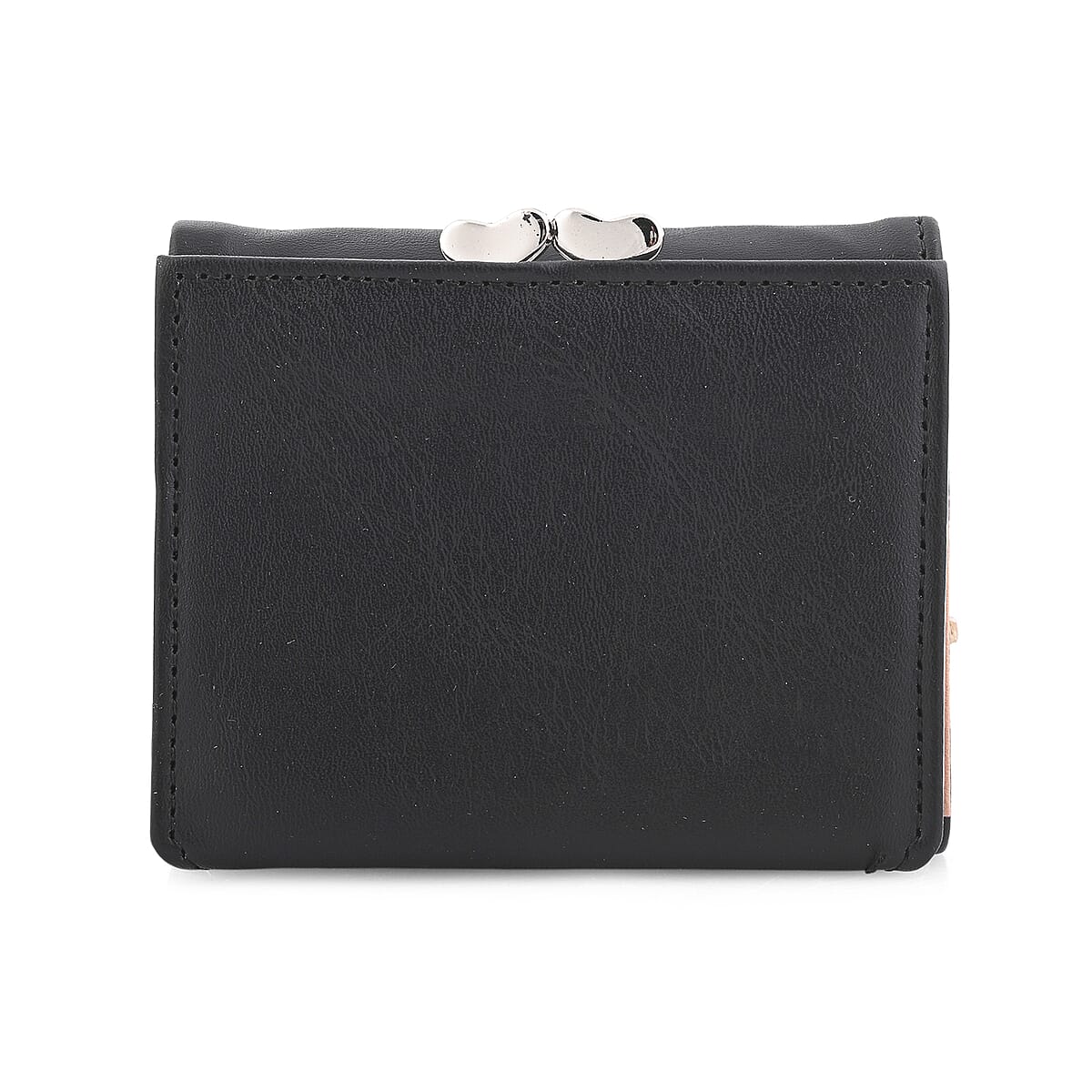 Las Vegas Closeout Deal BY:KY Black Faux Leather Wallet image number 4