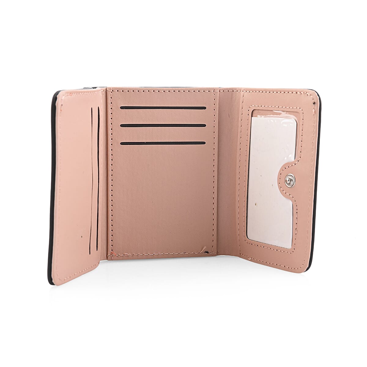 Las Vegas Closeout Deal BY:KY Black Faux Leather Wallet image number 6