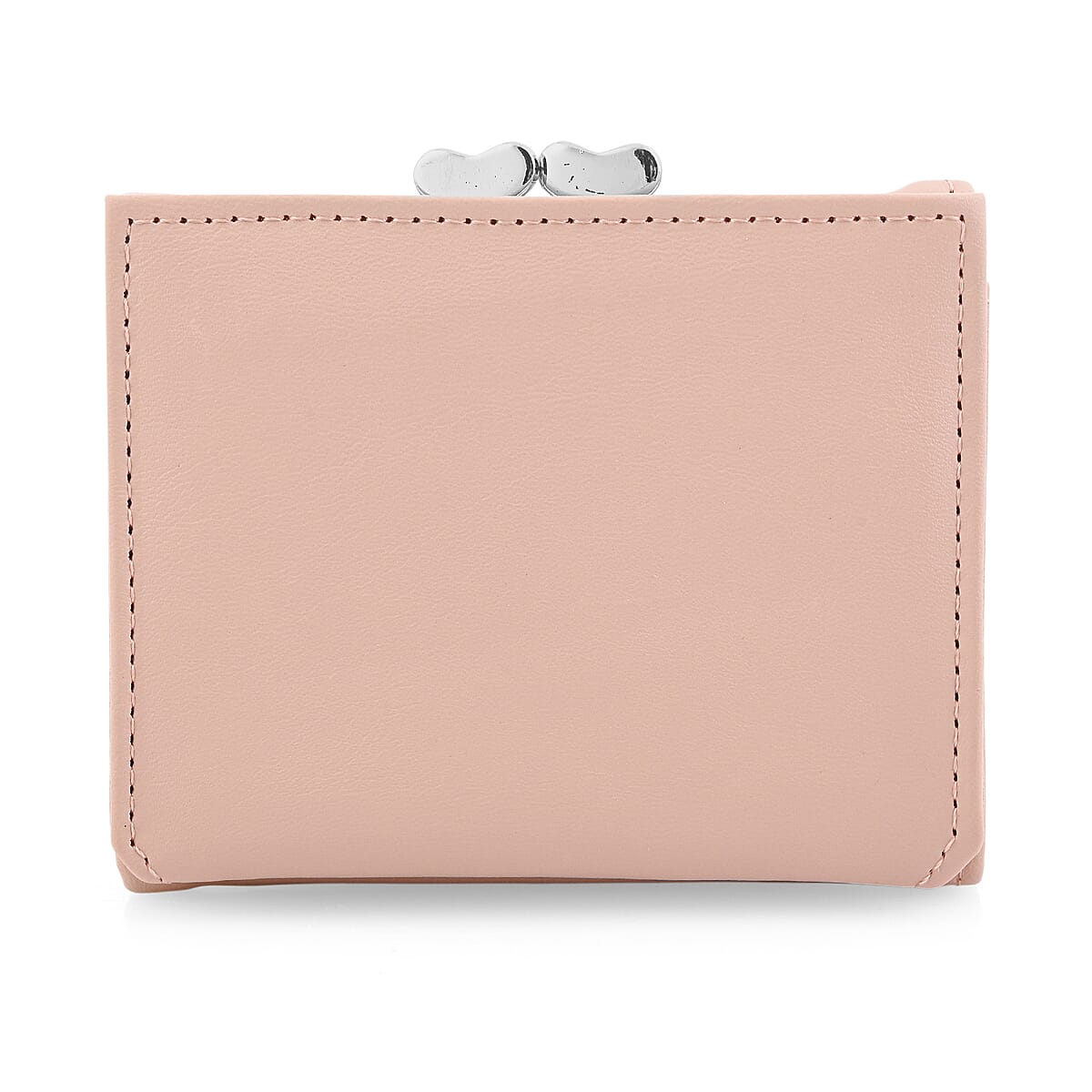 Las Vegas Closeout Deal BY:KY Blush Faux Leather Wallet image number 3